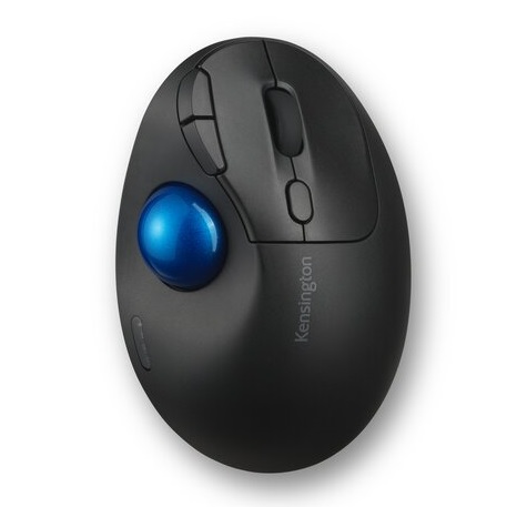 עכבר טרקבול אלחוטי ארגונומי למניעת כאבי מפרק היד קנגסינגטון עם טבעת גלילה Kensington K72194WW Pro Fit Ergo TB450 Trackball